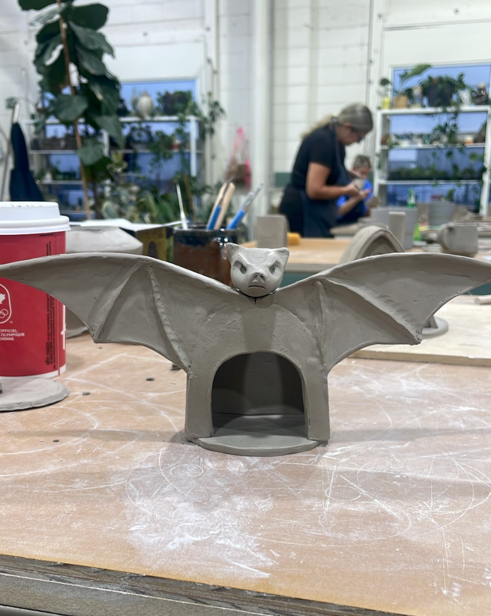 Friday October 30: Bat Wall Hanging Candle Holder