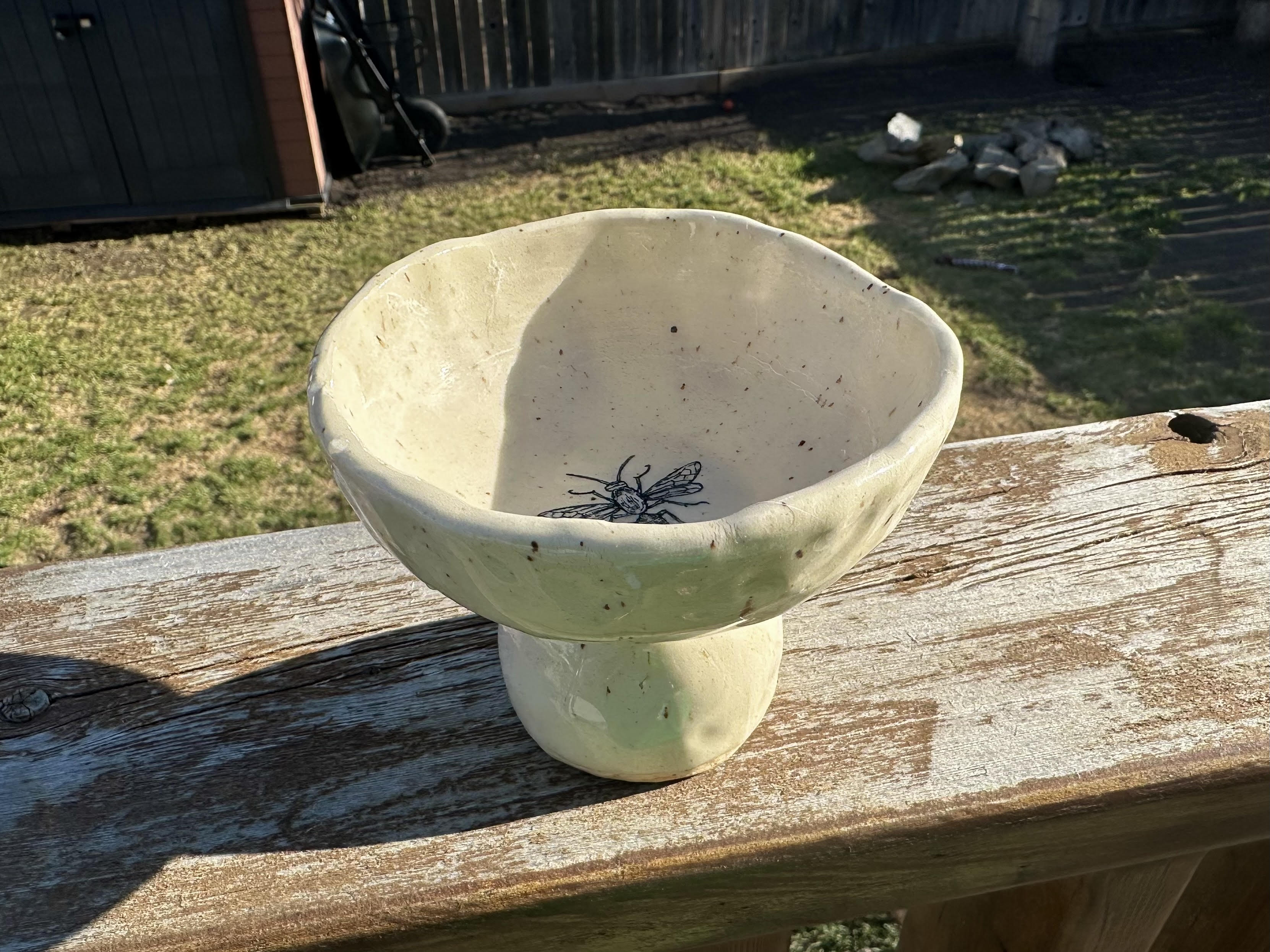 Saturday July 11: Cat Pedestal Bowl